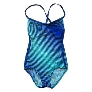 NWT Vintage 1980s Robby Len One-Piece Swimsuit Size 10 (Size 12, tag 1980s)